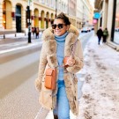 Parka Jakke med Hette og Fuskepels thumbnail