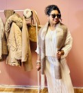 Choco Scarf beige thumbnail