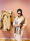 Choco Scarf beige thumbnail