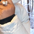 Swarovski Ring Hvit thumbnail