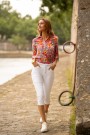 Sienna Capri Hvit Bukse  thumbnail