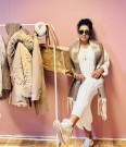Choco Scarf beige thumbnail