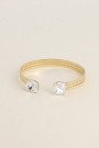 ViMaDa Swarowski armbånd offwhite thumbnail